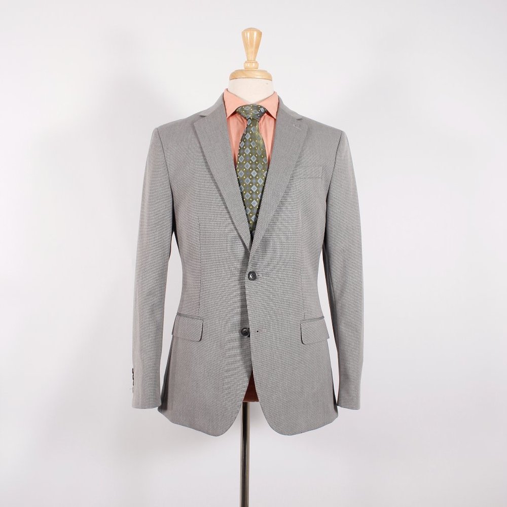 J. Ferrar 40R Gray Sport Coat P754